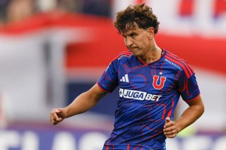 Futbol, Universidad de Chile vs Colo Colo. Fecha 20, Liga de Primera 2026. El jugador de Universidad de Chile Igor Lichnovsky es fotografiado durante el partido de la Liga de Primera contra Colo Colo disputado en el estadio Nacional de Santiago,