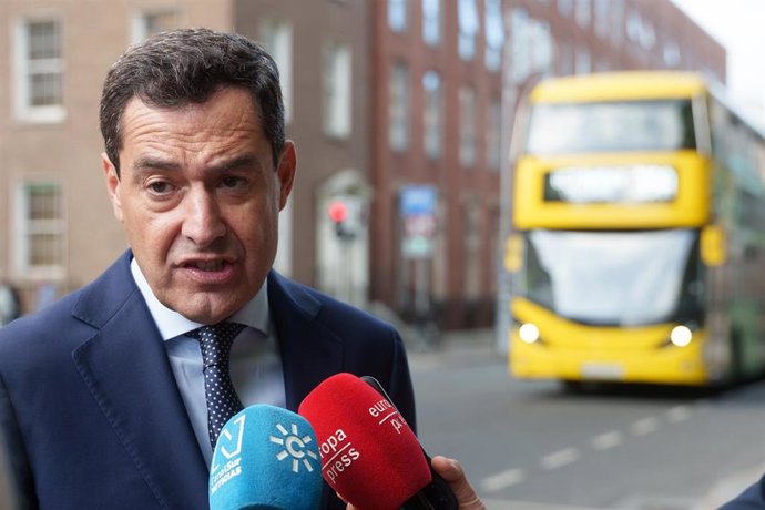 Archivo - El presidente de la Junta de Andalucía, Juanma Moreno.