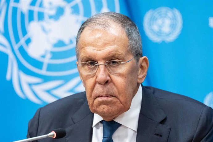 Archivo - El ministro de Exteriores de Rusia, Serguéi Lavrov