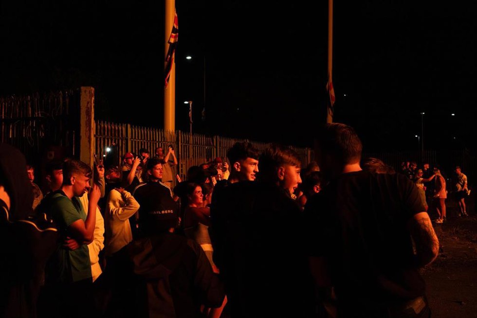 Archivo - (11 de julio) en Belfast y en toda Irlanda del Norte, se encienden hogueras a medianoche, siguiendo la tradición del 11 de julio que mantienen los unionistas y los lealistas para celebrar la batalla del Boyne de 1690.