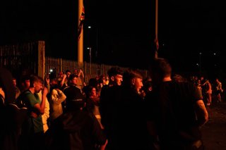 Archivo - July 11, 2026, Belfast, United Kingdom of Great Britain and Northern Ireland: BELFAST, NORTHERN IRELAND - JULY 11, 2026: Today, July 11th in Belfast and all around Northern Ireland, bonfires are lit at midnight as the tradition of the 11th of Ju
