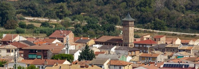 Archivo - El Burgo de Ebro desde la ermita.