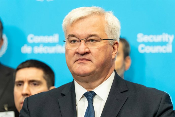 23 de setembro de 2026, Bronx, Nova York, EUA: Kaja Kallas, Alta Representante para Assuntos Externos e Política de Segurança da Comissão Europeia; Jean-Noël Barrot, Ministro da Europa e das Relações Exteriores da República Francesa; e Andrii Sybiha, Mini