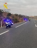Herido en una salida de vía en la AP-68 en Ablitas