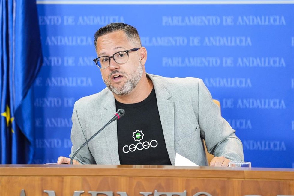 Archivo - El portavoz del grupo parlamentario Adelante Andalucía, José Ignacio García.