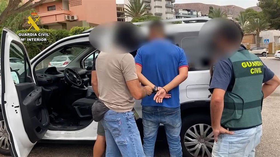 Archivo - Uno de los detenidos por el crimen del médico Rafael Piorno Fermoselle en Aguadulce, en Roquetas de Mar (Almería).