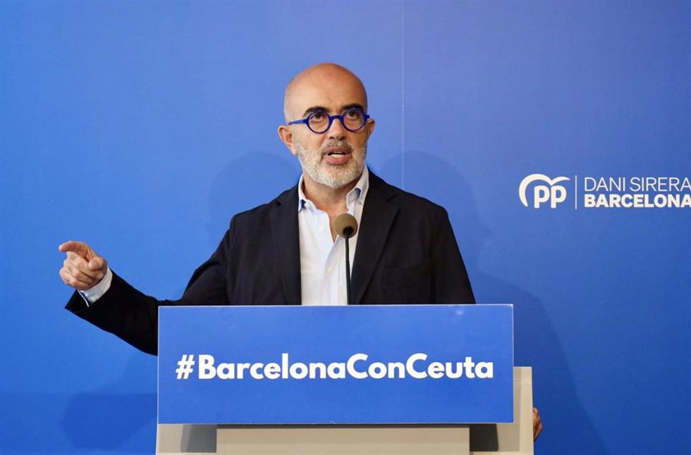 El líder del PP en el Ayuntamiento de Barcelona, Daniel Sirera