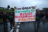 Foto: Ulster.- La ministra principal norirlandesa lidera el bloqueo de la primera marcha de Orange autorizada en 28 años