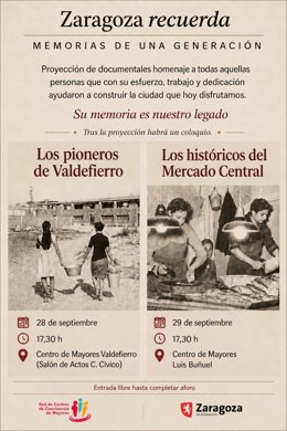 Cartel conjunto de las iniciativas.