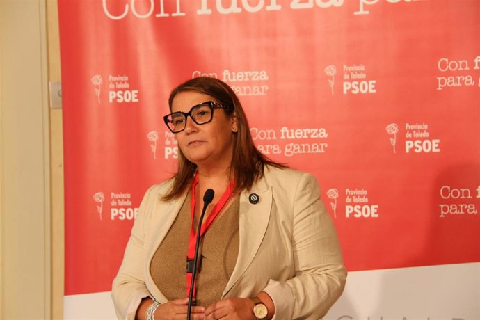 La presidenta de la Comisión Ejecutiva Provincial del PSOE de Toledo, Tita García Élez.