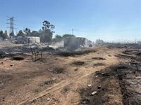 CCOO lamenta la muerte de un trabajador migrante en un incendio en el asentamiento de Palos de la Frontera (Huelva)
