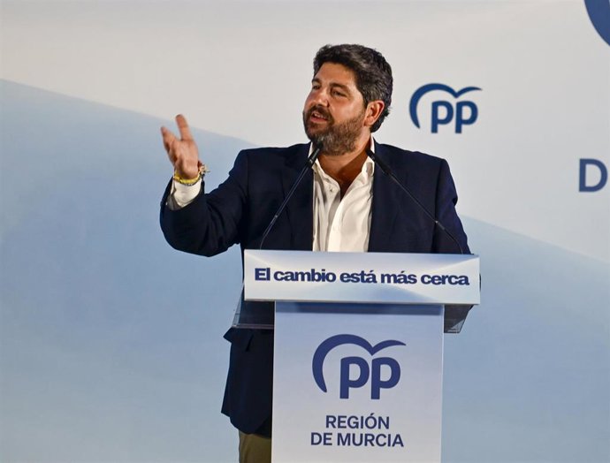 Archivo - El presidente de de la Región de Murcia, Fernando López Miras