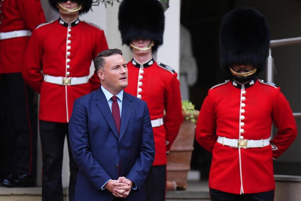 Archivo - El ministro de Defensa británico, Wes Streeting (archivo)