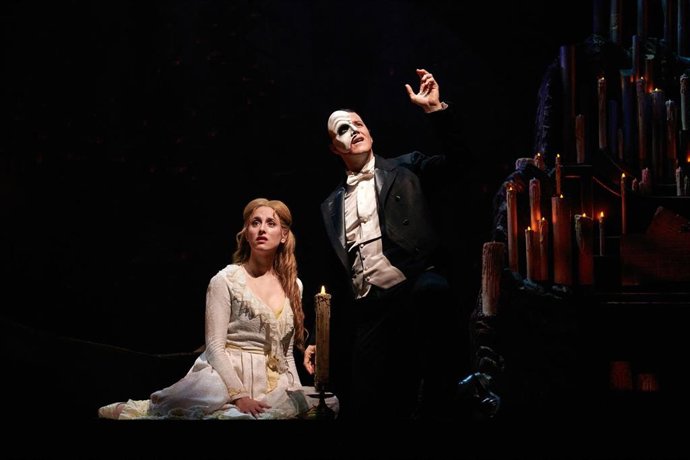 Ana San Martín y Daniel Diges en el musical 'El fantasma de la ópera'