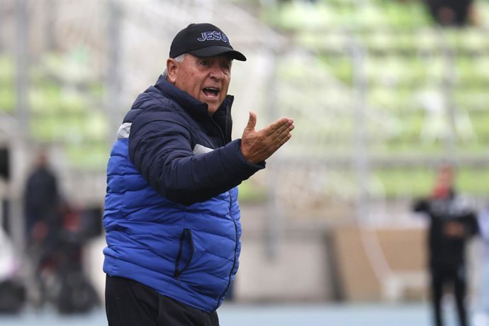 Futbol, Santiago Wanderers vs Antofagasta Fecha 5, Liga de Ascenso 2026 El entrenador de Antofagasta, Luis Marcoleta, durante el partido de la Liga de Ascenso contra Santiago Wanderers disputado en el estadio Elias Figueroa de Valparaiso,