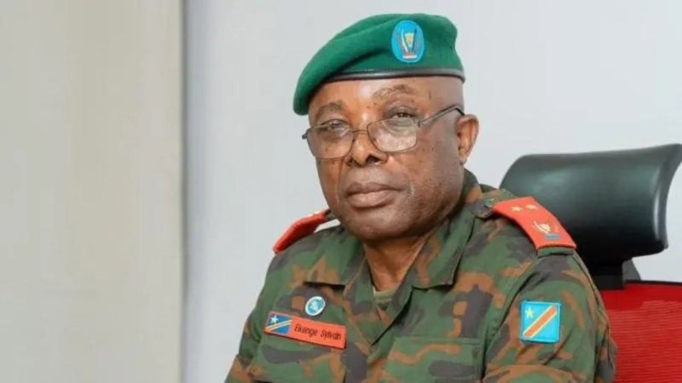 Sylvain Ekenge, portavoz militar del Gobierno de República Democrática del Congo