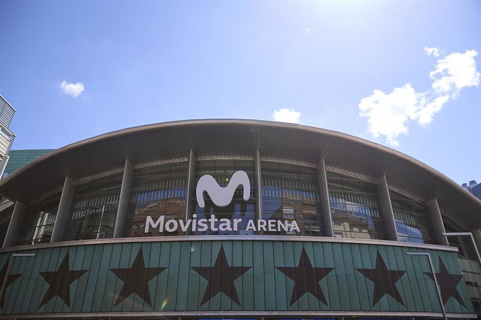 Archivo - Fachada del Movistar Arena, a 14 de mayo de 2026, en Madrid (España). 