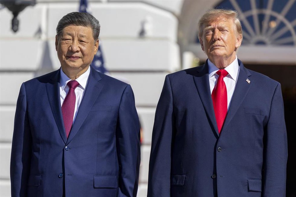 El presidente chino, Xi Jinping, presta visita de Estado a su homólogo estadounidense, Donald Trump