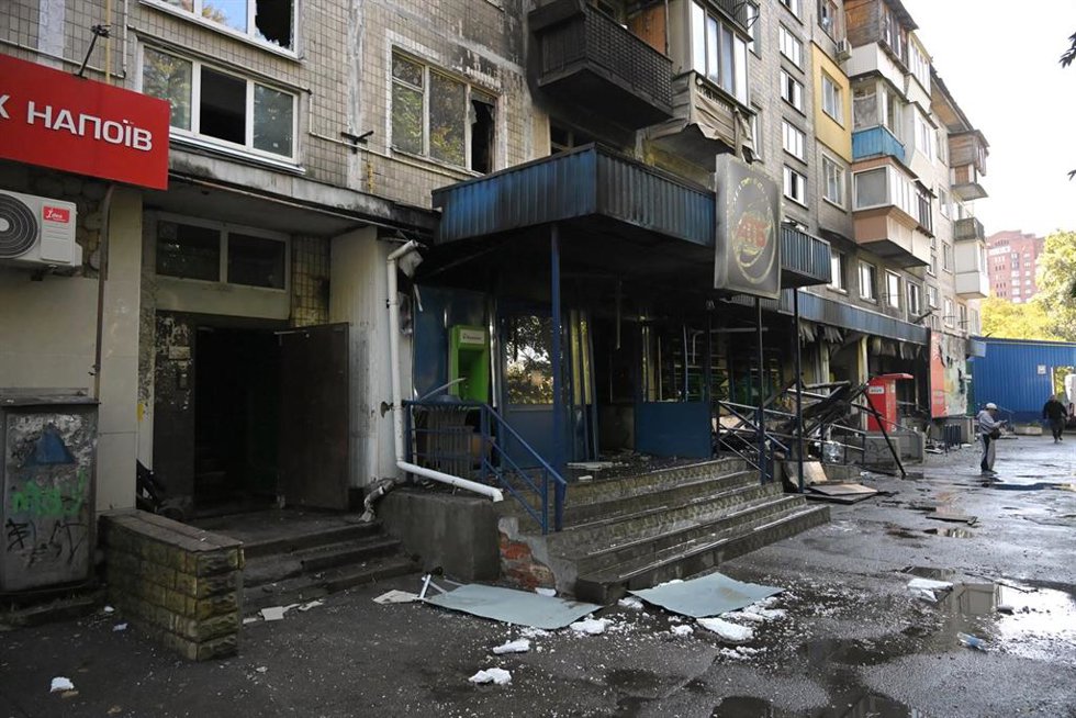 Ataque con drones rusos a supermercados y edificios residenciales en Kiev, la capital ucraniana (archivo)