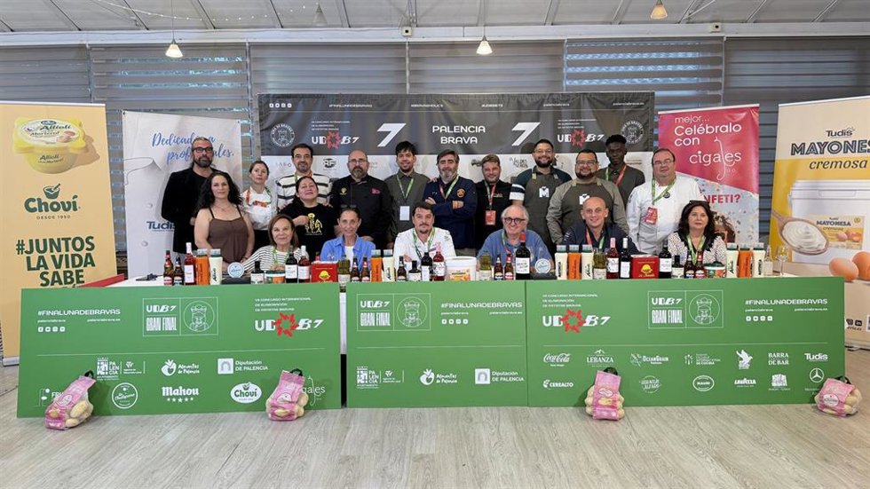 Finalistas palentinos del concurso.