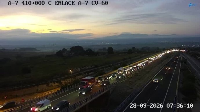 Zona del accidente en L'Ollería