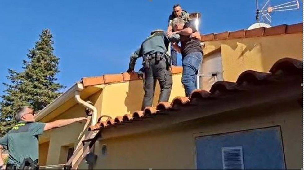 Intervención de la Guardia Civil.