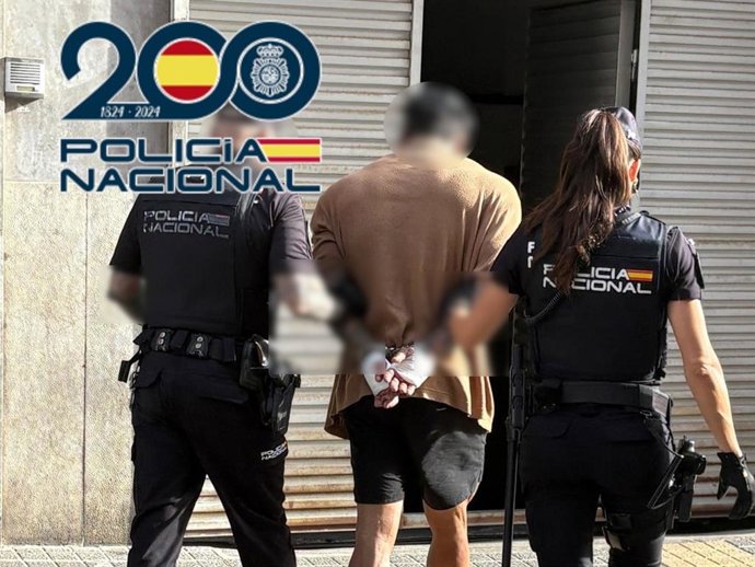 Imatge de l'operatiu practicat per la Policia Nacional