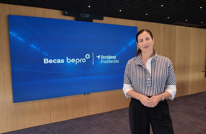 Garbiñe Muguruza durante a sexta edição da cerimônia de entrega das bolsas de estudo da Fundação BEPRO-Fundação Occident