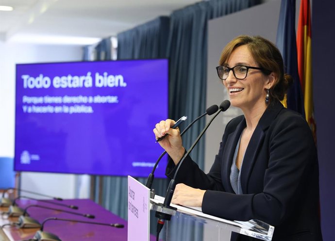 Imatge d'arxiu de la ministra de Sanitat, Mónica García.
