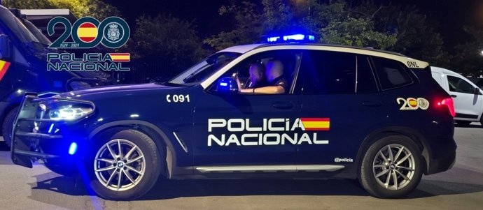 Vehículo de la Policía Nacional.