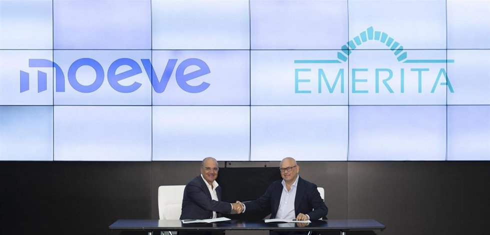 De izquierda a derecha: Carlos Barrasa, director de Commercial & Clean Energies de Moeve y Joaquín Merino, CEO de Emerita Resources