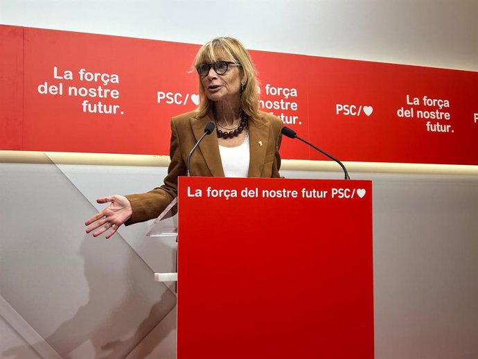 La vice-primera secretària i portaveu del PSC, Lluïsa Moret