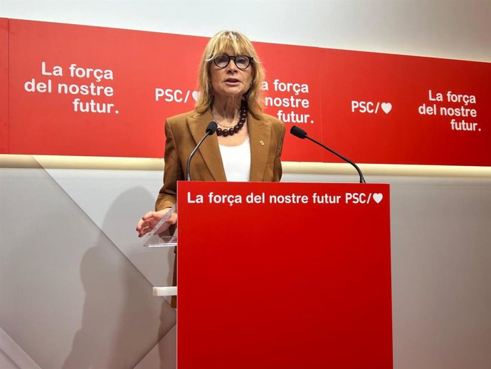 La vice-primera secretària i portaveu del PSC, Lluïsa Moret