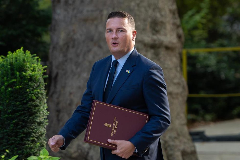 Secretario de Defensa de Reino Unido, Wes Streeting, llegando a Downing Street para una reunión de Gabinete, 1 septiembre 2026
