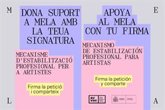 Foto: COMUNICADO: AVVAC propone el MELA, un programa piloto de estabilización para artistas profesionales