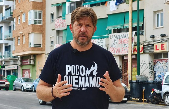 El concejal y portavoz de la confluencia de Podemos e Izquierda Unida en el Ayuntamiento de Málaga, Nico Sguiglia.