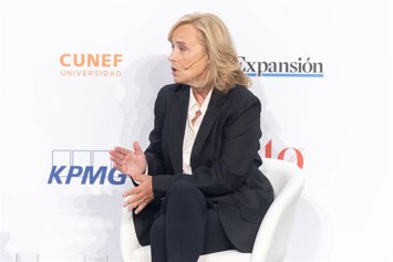 La CEO de Bankinter, Gloria Ortiz, durante la primera jornada del XVII Encuentro Financiero- Sector Bancario, Fundación Rafael del Pino, a 28 de septiembre de 2026, en Madrid (España). 