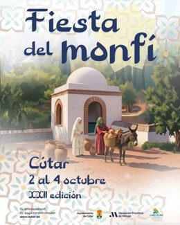 Cartel de la 22 Fiesta del Monfí de Cútar.