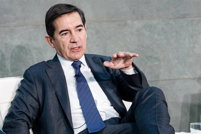 Archivo - El presidente del BBVA, Carlos Torres Vila.