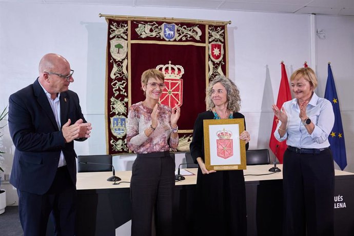 La presidenta de Navarra, María Chivite, preside el acto de apertura del curso escolar 2026-2027 .