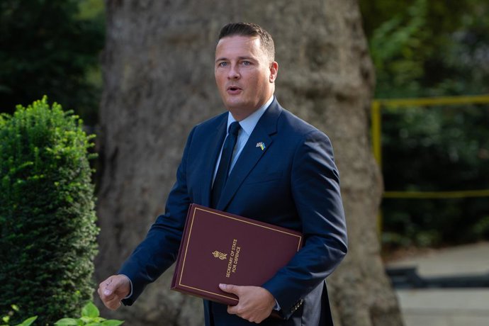 September 1, 2026, London, England, United Kingdom: WES STREETING, Britain's Secretary of State for Defence, arrives at 10 Downing Street for a weekly Cabinet meeting.