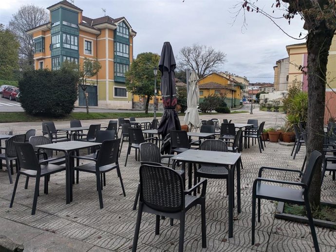 Archivo - Terraza de hostelería