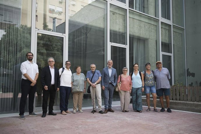 Inauguració de l'equipament del barri de la Sagrada Família