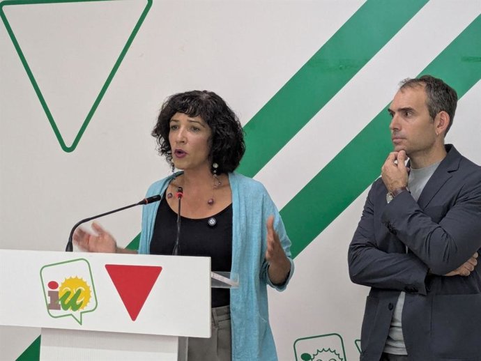 La candidata a la alcaldía de Málaga y coordinadora provincial de IU, Toni Morillas.