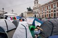 Sindicatos de Policía apuntan al delegado del Gobierno por permitir la acampada antidesahucios en la Puerta del Sol