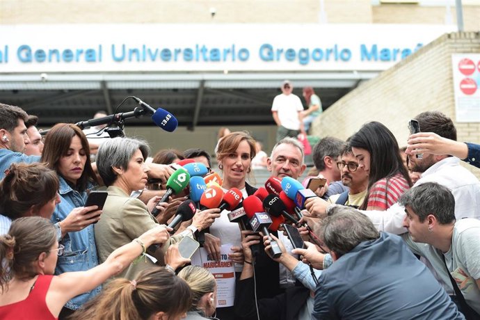 La ministra de Sanidad, Mónica García