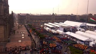 Archivo - Desfile del 90 aniversario de los scouts en México que se celebró con un gran desfile en el Centro Histórico de Ciudad de México con más de 13.000 asistentes