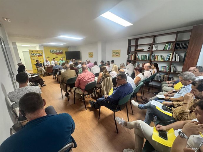 Reunión del pleno regional de COAG Andalucía.
