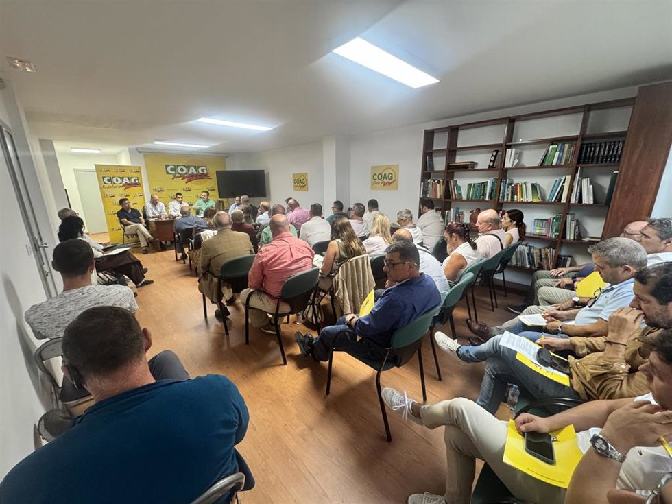 Reunión del pleno regional de COAG Andalucía.