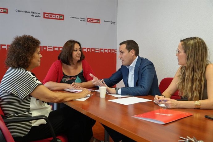 Reunión de Juan Latorre con CCOO